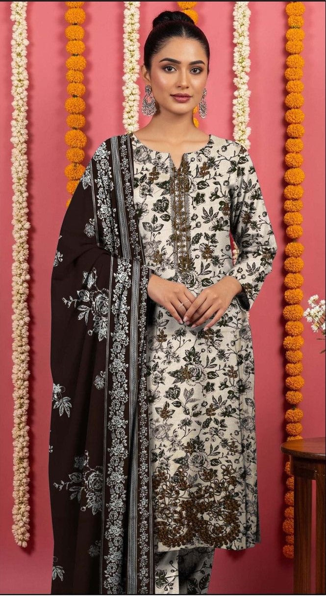 Unique Terracotta & Sapphire Contrast Print Suit