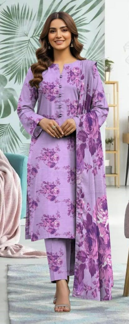Lilac Floral Print Suit