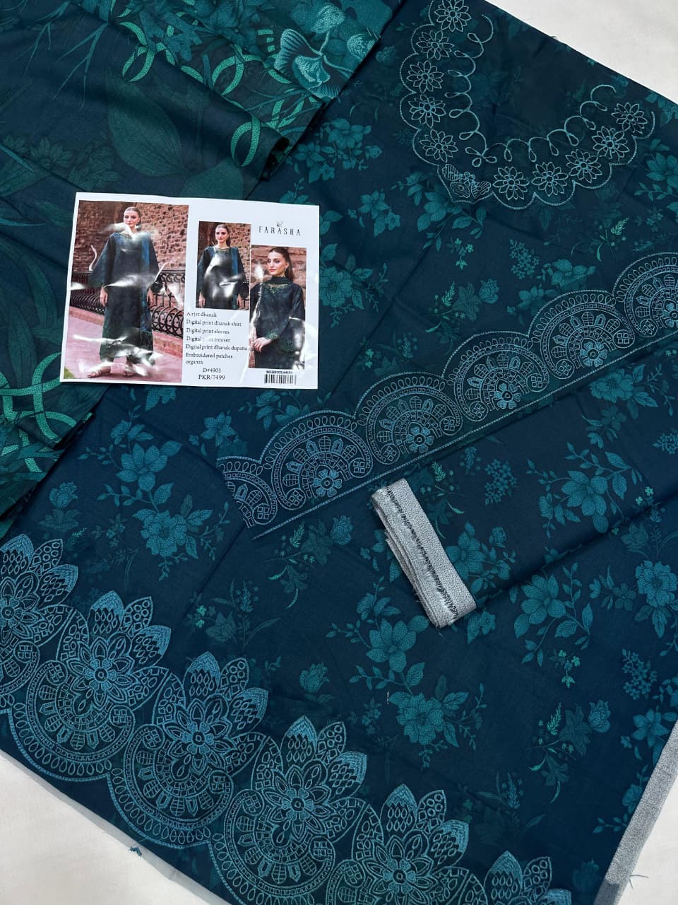 Luxury Teal Festive Wear