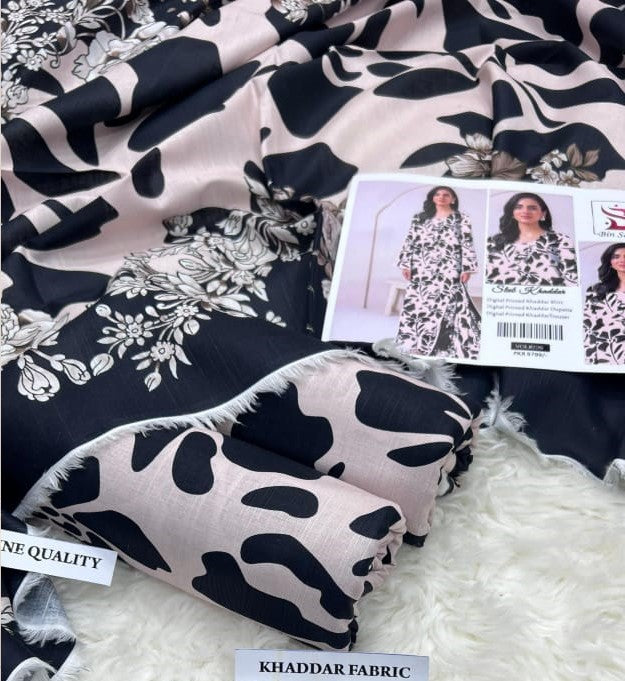 Monochrome Black & White Print Suit